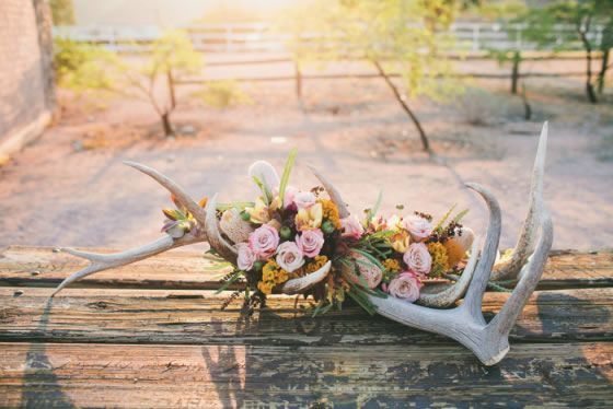 antlers centerpiece