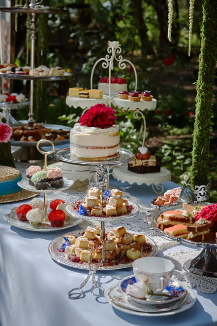 Bridal shower dessert table