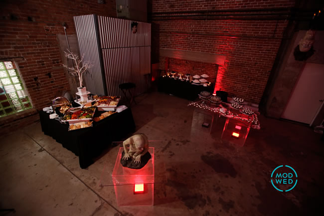 halloween themed catering event