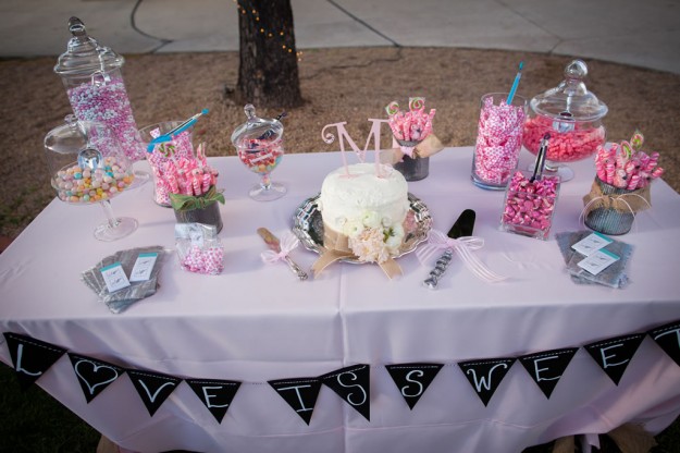 Julie Matt wedding desert table