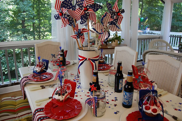 kids 4th of July decor