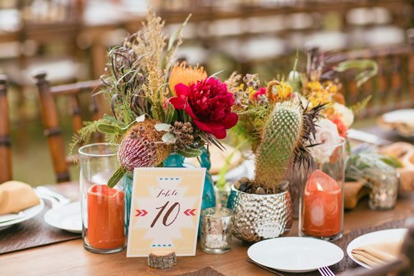 phoenix inspired centerpieces