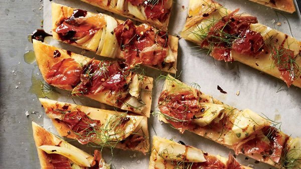 roasted fennel prosciutto flatbread